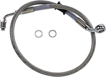 harley davidson flfb [DRAG SPECIALTIES] - Stainless steel brake line kit - 0