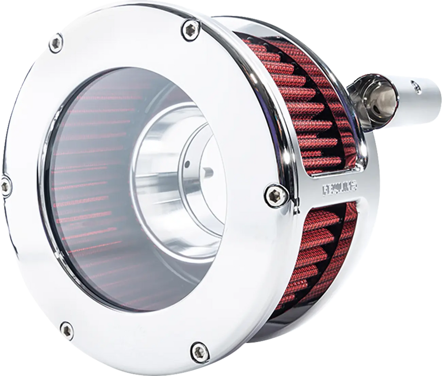 Harley-Davidson FXST 1584 Softail Standard [2008-2011] - BA air filter kit - Finish: Chrome, Red, Clear - Image 1