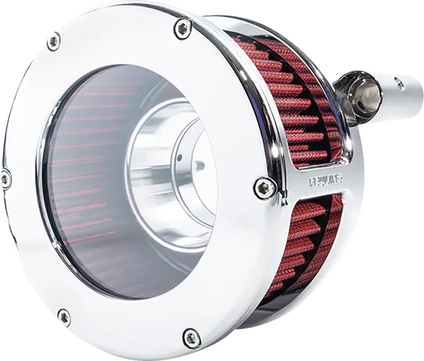 Harley-Davidson FXST 1584 Softail Standard [2008-2011] - BA air filter kit - Finish: Chrome, Red, Clear - Image 2