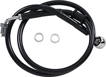 harley davidson flde [DRAG SPECIALTIES] - Extended stainless steel brake line