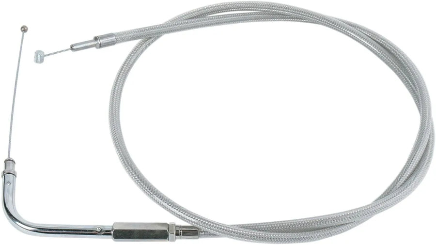 harley davidson fxsts [DRAG SPECIALTIES] - Stainless steel covered throttle cable