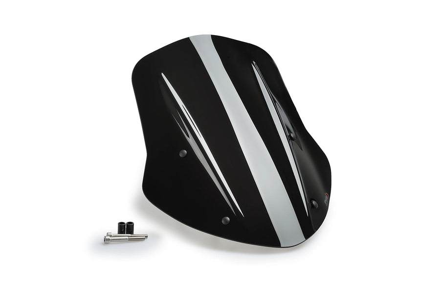 DUCATI DIAVEL 1260 LAMBORGHINI [2023] - Adjustable touring screen | Black | PUIG 3775N