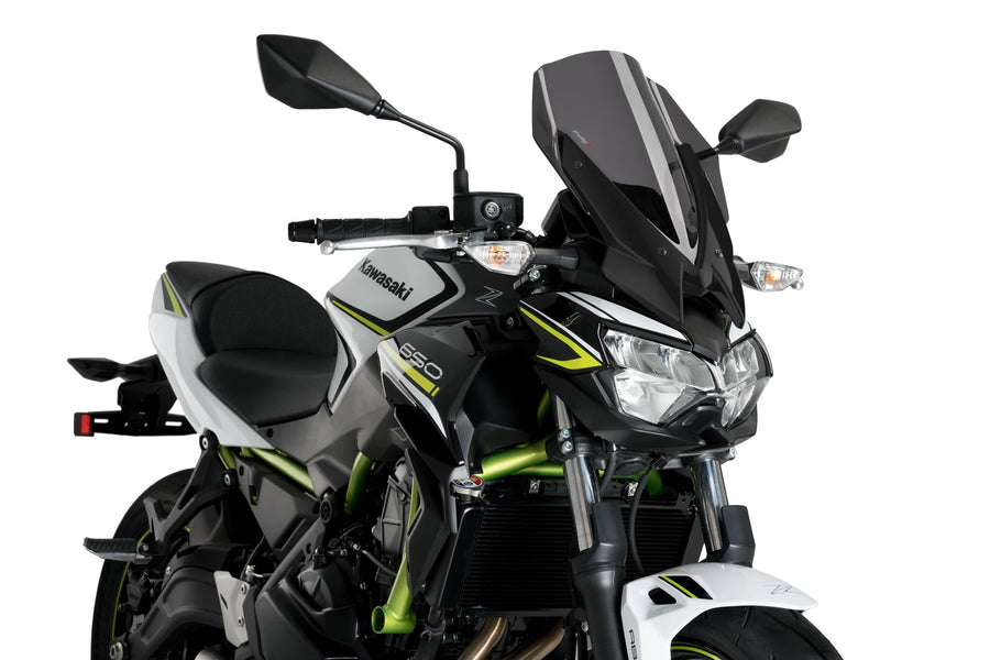 KAWASAKI Z 650 [2025] - New Generation Touring Windshield | Heavily toned | PUIG 3865F