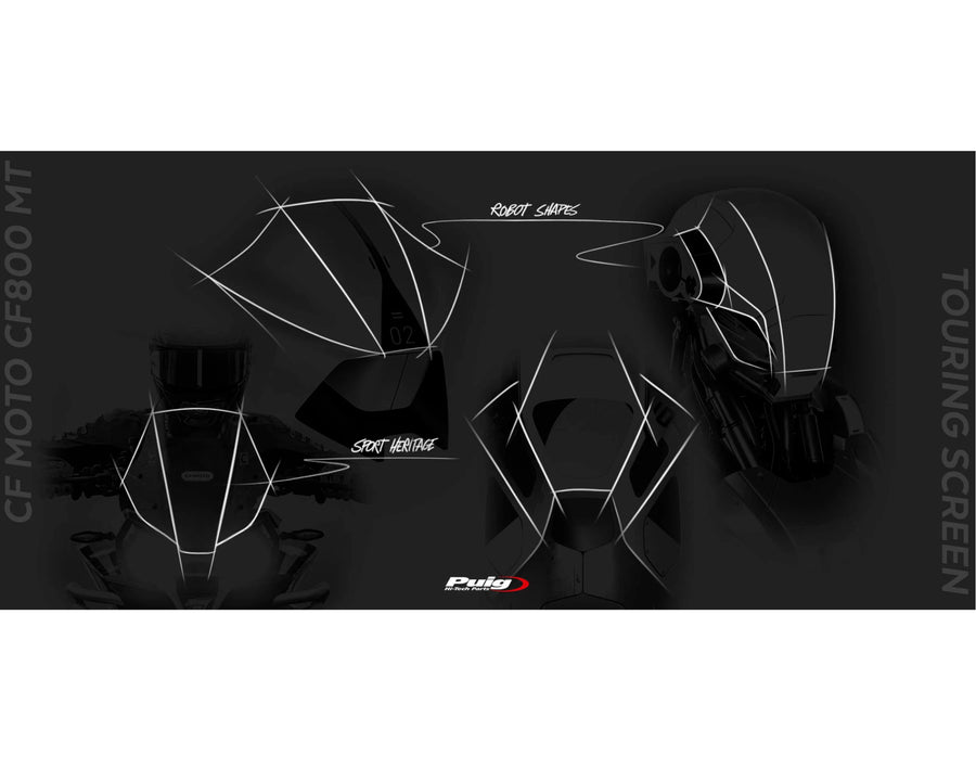 CFMOTO 800MT EXPLORE [2025] – Touring Screen – Transparent
