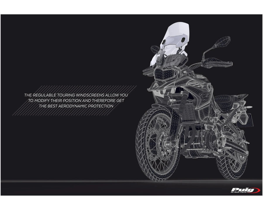 BMW F 750 GS [2024] – Adjustable windshield – Tinted