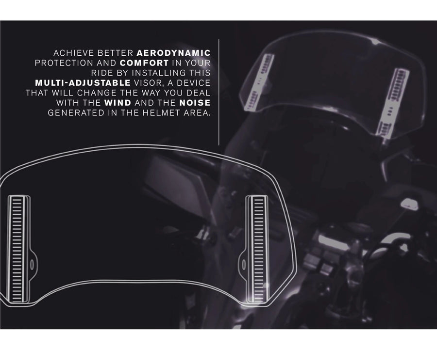 KTM 890 SMT [2025] – Spoiler Screen 2.0 Clip-on – Transparent