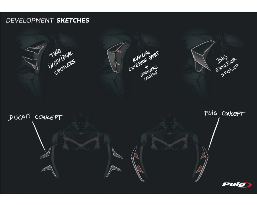 DUCATI STREETFIGHTER V2 [2024] – Naked fairing windshield side
