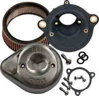 Indian CHALLENGER 108 Dark Horse [2025-2026] - Stealth Luftfilter-Kit mit Abdeckung – Oberfläche: Silber – Bild 9