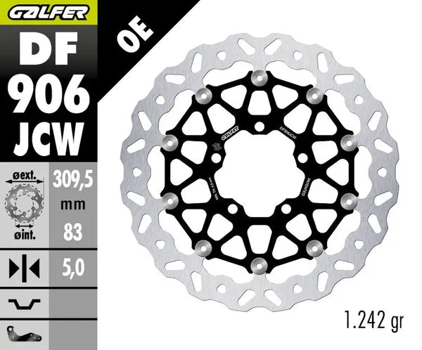 Triumph Bonneville 1200 T 120 ABS [2023, 2025, 2025-2026] - BRAKE DISC FLOATECH WAVE - Picture 4