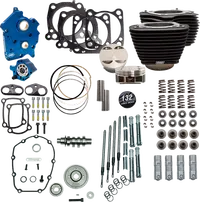Harley-Davidson FLSTFI 1923 Softail Fat Boy Gray Ghost 117 [2026] - 132" Power Package Motorleistungs-Kit – Oberfläche: Black Granite – Bild 12