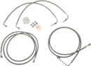 harley davidson fltr [LA CHOPPERS] - Stainless Steel Brake Line Kit-2