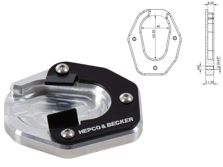 Triumph Tiger 900 [2020-2023] - side stand plate