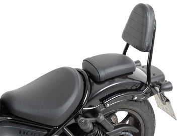 Honda CMX 1100 Rebel [2021-2024] - Sissybar without luggage bridge black gloss pipe version