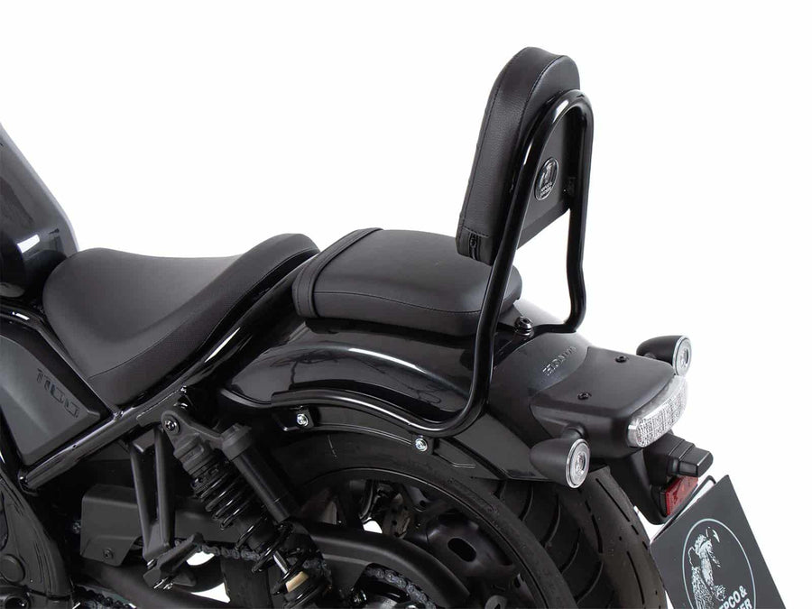 Honda CMX 1100 Rebel [2025] - Sissybar without luggage bridge black gloss pipe version
