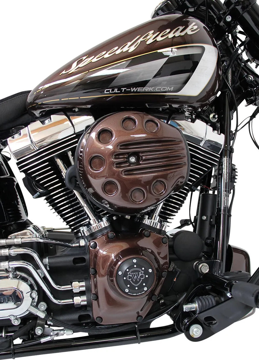 harley davidson fxsbse [CULT WERK] – air filter cover “Slotted”