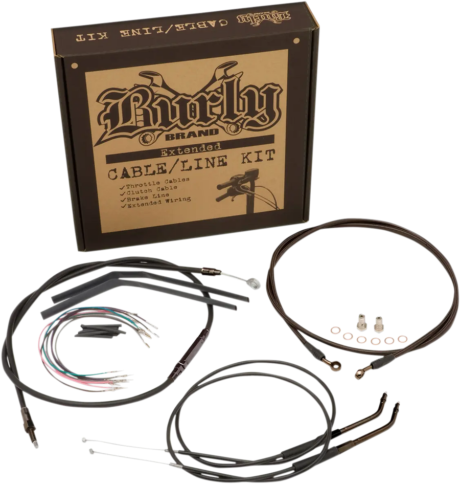 harley-davidson street bob [BURLY BRAND] – Jail Bar cable set