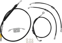 Harley Davidson Fxdrs 114 [LA CHOPPERS] – Standard Schwarz Vinyl Lenkerzug/Bremsleitung Kit