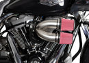 Harley-Davidson FLFBS 1923 Softail Fat Boy 117 [2025] - Tuned Induction Luftfilterkit – Oberfläche: Silber – Bild 2