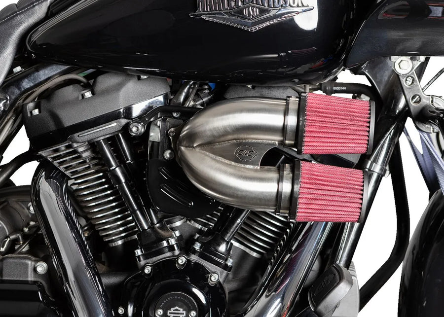 Harley-Davidson FLRT 1868 Freewheeler 114 [2025] - Tuned Induction Luftfilterkit – Oberfläche: Silber – Bild 2
