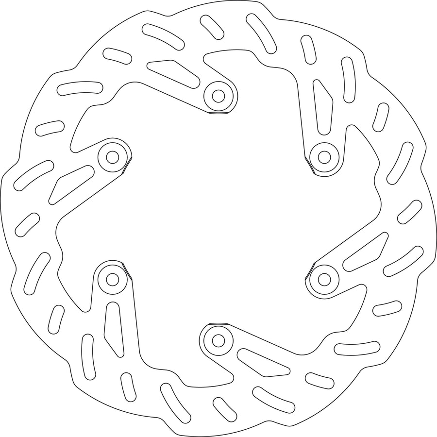YAMAHA YZ 250 F [2001-2002] - Rear brake disc