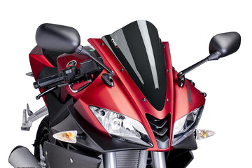YAMAHA YZF-R 125 [2018] - PUIG racing screen | Carbon look | PUIG 4637C