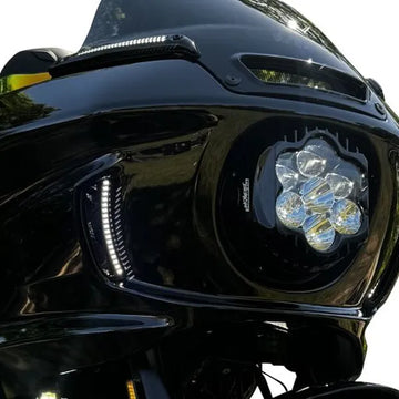 Harley-davidson LOW Rider [CUSTOM DYNAMICS] – Shark Demon 2 Performance LED headlight