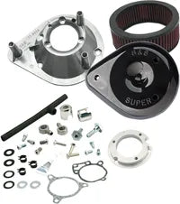 Harley-Davidson FLSTFBS 1800 Fat Boy S [2017] - Mini Teardrop Stealth Luftfilter-Kit – Oberfläche: Schwarz – Bild 7