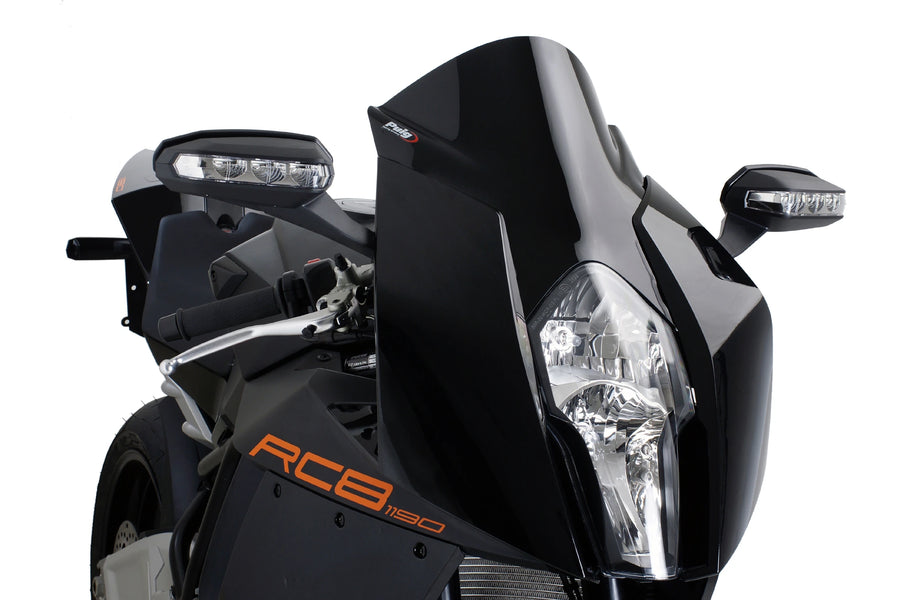 KTM 1190 RC8 / 1190 RC8 R [2008–2017] - Z-Racing-Scheibe | Schwarz | PUIG 4944N