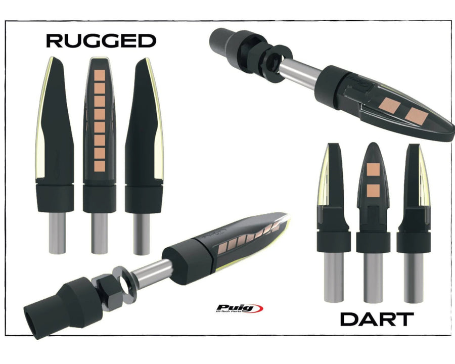 KTM RC 390 [2025] – Rugged indicator set – black