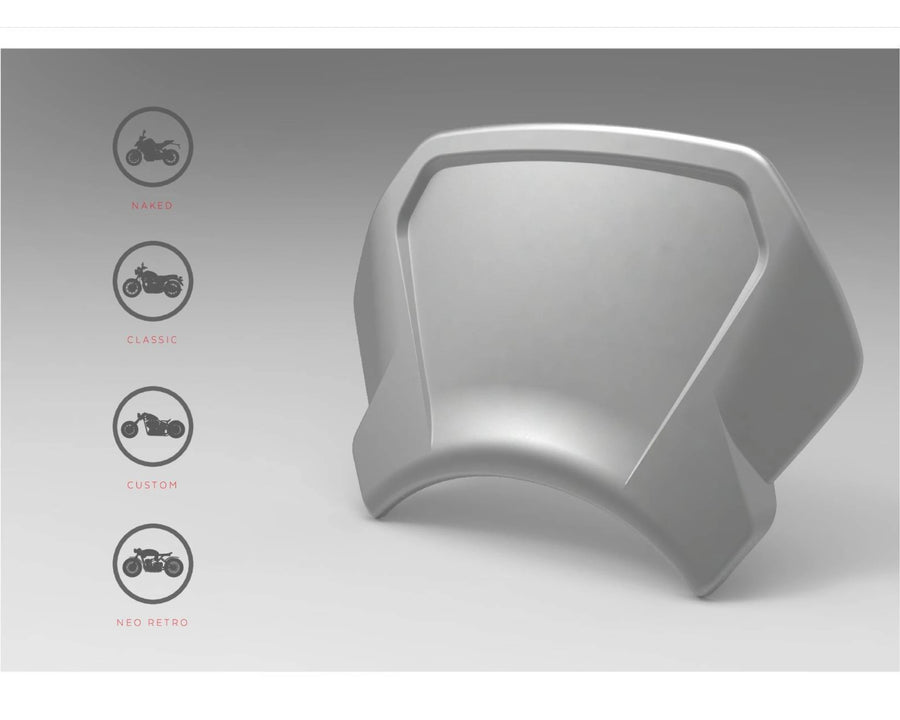 TRIUMPH SCRAMBLER 1200X [2025] – ALU faceplate – silver