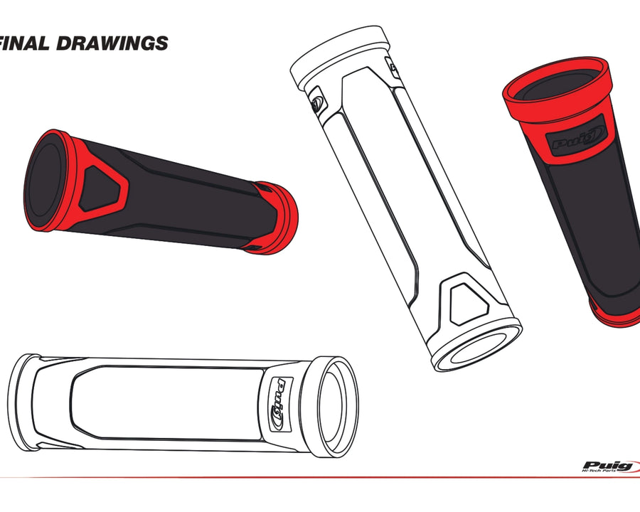 KAWASAKI Z 125 [2025] – Revving Grips – Black