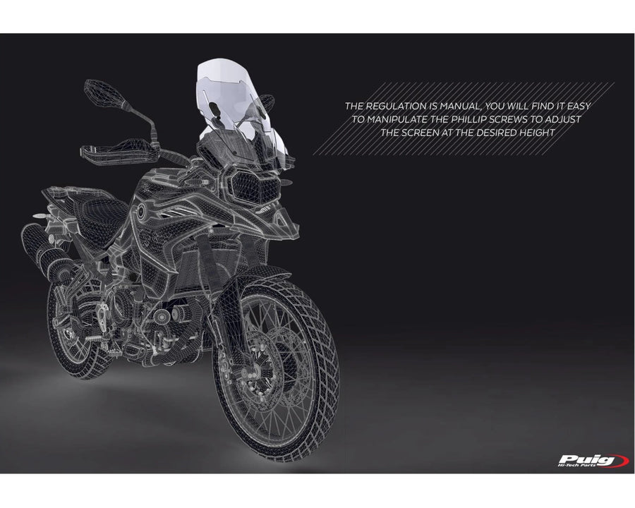 BMW F 800 GS [2025] – Adjustable windshield – heavily tinted