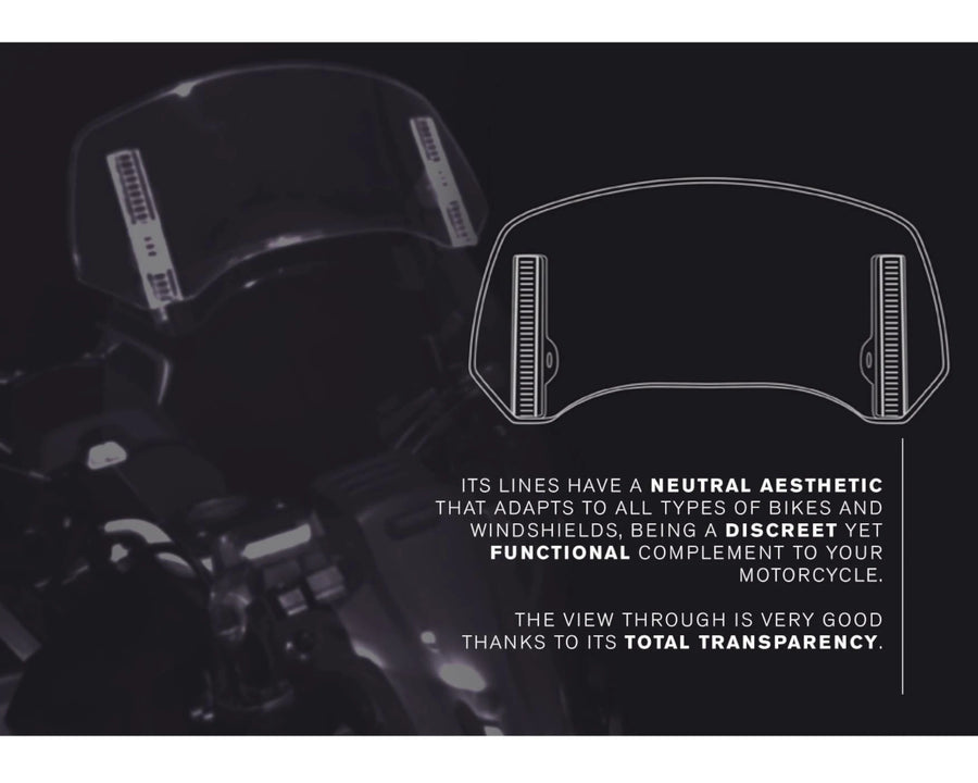 KTM 890 SMT [2025] – Spoiler Screen 2.0 Clip-on – Transparent