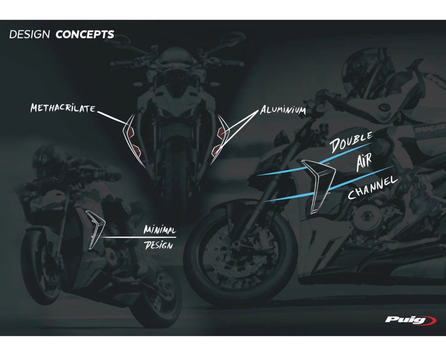 DUCATI STREETFIGHTER V2 [2024] – Naked fairing windshield side