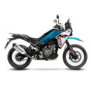 cf moto 450 [LEOVINCE] – LV-14 stainless steel rear silencer-2