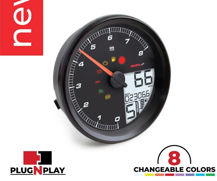 harley davidson dyna [KOSO NORTH AMERICA] – HD-05 gauge for Harley Davidson