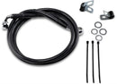 harley davidson fxsts [DRAG SPECIALTIES] - Extended Black Vinyl Brake Line Kit-2