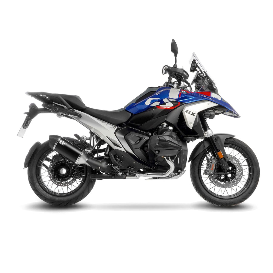 bmw r 1300 gs adventure [LEOVINCE] – LV-14 Black Edition rear silencer