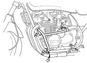Kawasaki Zephyr 550 [1991-1999] - Motor protection bar