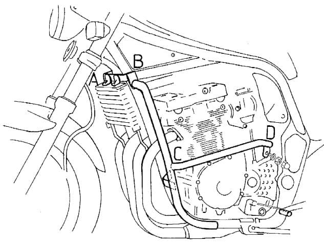 Suzuki GSF 600 S [1996-1999] - motor protection bar