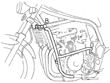 Suzuki GSF 600 S [1996-1999] - motor protection bar