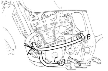 Suzuki GSF 600 S Bandit [2000-2004] - Motor protection bar - 0