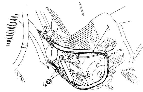 Yamaha XT 600 E [1990-1994] - motor protection bar