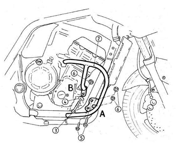 Yamaha FZS 1000 FAZER [2001-2005] - Motor protection bar