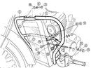 Honda VT 750 D2 Black Wido [2001-2003] - Motor protection bar-2