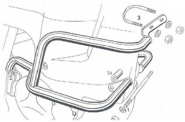 Suzuki Dr Big 800 [1991-1997] - Motor protection bar