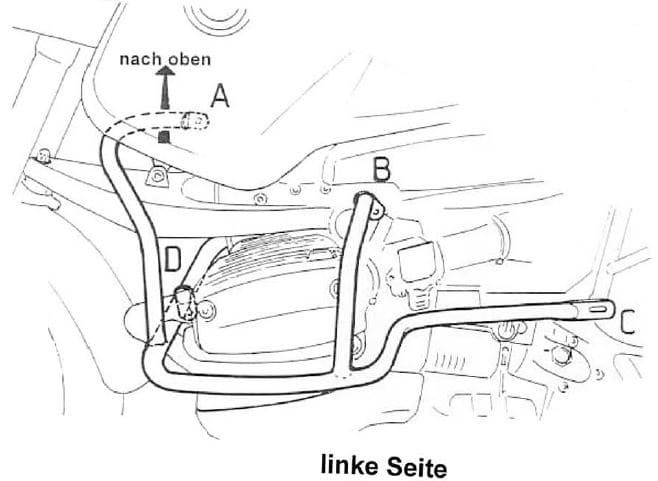 BMW R 850 GS [1994-2000] - motor protection bar