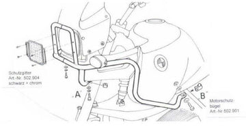 BMW R 850 GS [1994-2000] - tank protection bar