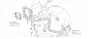 BMW R 850 GS [1994-2000] - tank protection bar