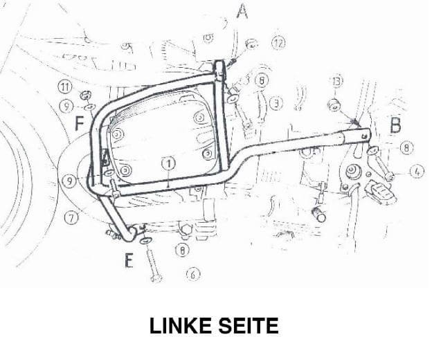 BMW R 850 R [2000-2006] - motor protection bar